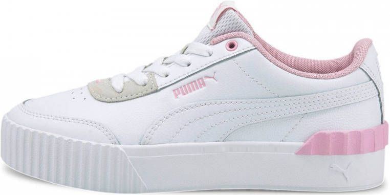 PUMA Carina Lift Dames Sneakers White Glowing Pink