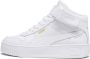 PUMA Carina Street Mid Dames Sneakers White- Gold - Thumbnail 1