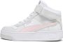 PUMA Carina Street Mid Dames Sneakers White-Frosty Pink-Feather Gray - Thumbnail 1