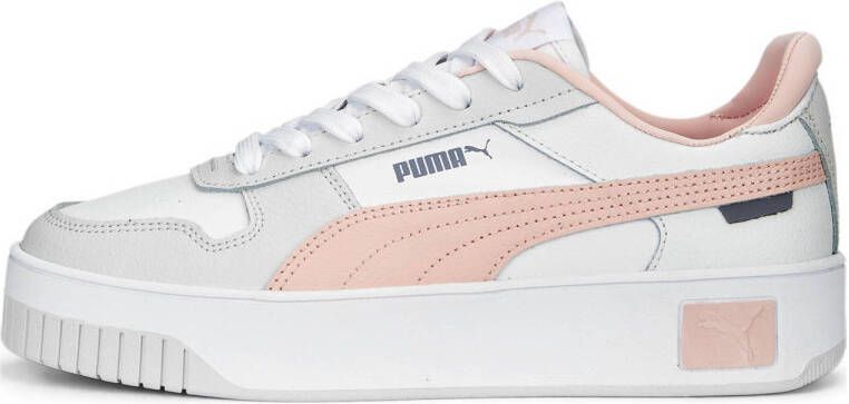 Puma Carina Street sneakers wit grijs lichtroze