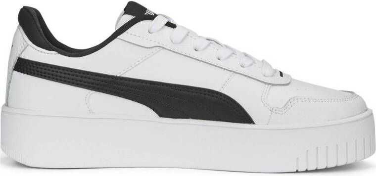PUMA Carina Street Dames Sneakers White- Black- Silver