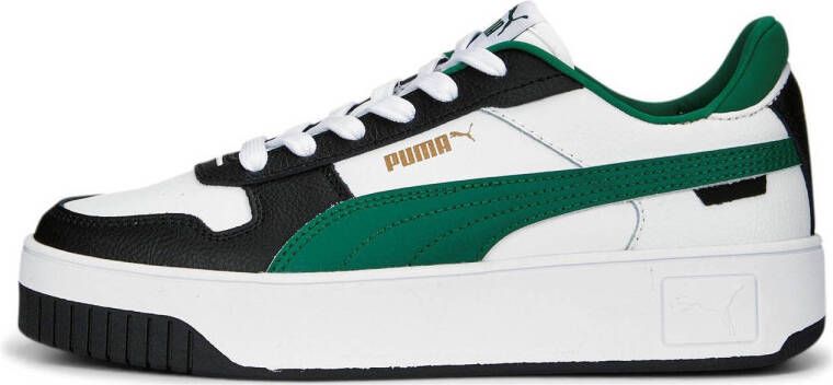 Puma Carina Street sneakers wit zwart groen