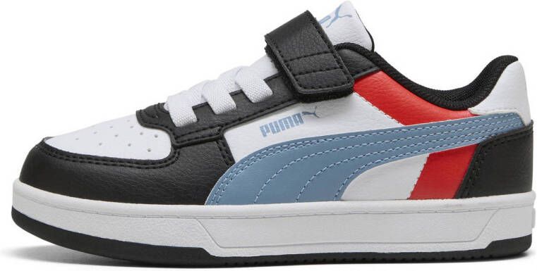 Puma Caven 2.0 Block sneaker zwart blauw rood