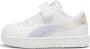 Puma Caven 2.0 Holo 2.0 sneakers wit lila zilverkleurig Jongens Meisjes Imitatieleer 27 - Thumbnail 1