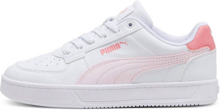Puma Caven 2.0 sneakers wit roze koraalrood Jongens Meisjes Imitatieleer 35.5