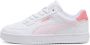 Puma Caven 2.0 sneakers wit roze koraalrood Imitatieleer 35.5 - Thumbnail 1