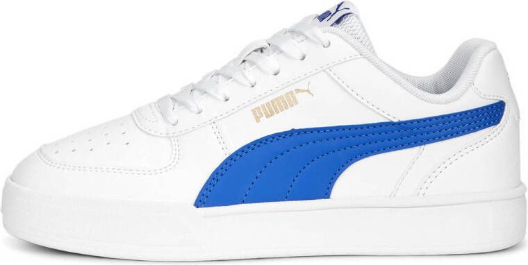 PUMA Caven Jr Unisex Sneakers White RoyalSapphire Gold