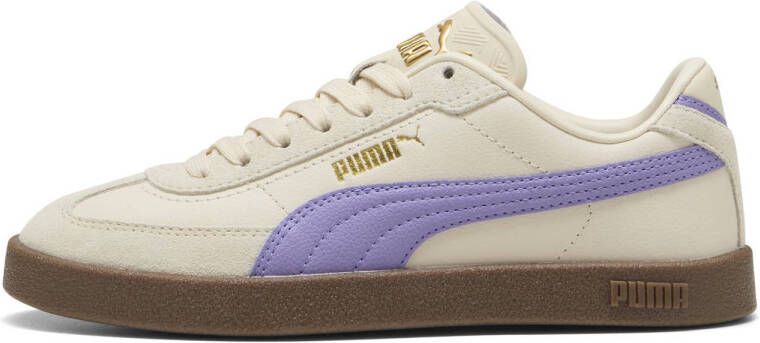 PUMA Club II Era Jr Unisex Sneakers Lavender Alert-Alpine Snow- Gold