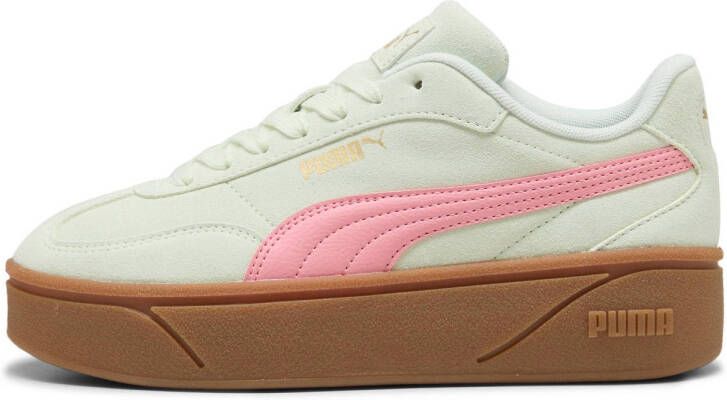 PUMA Club II Era Suede Sneakers Dames Groen