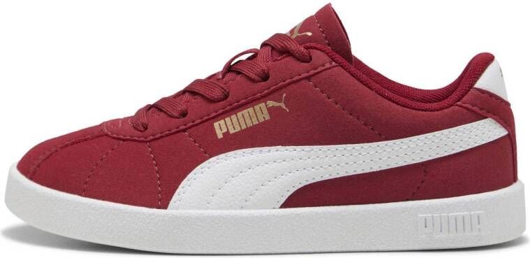 Puma Club II sneakers donkerrood wit