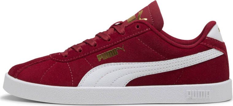 Puma Club II sneakers donkerrood wit