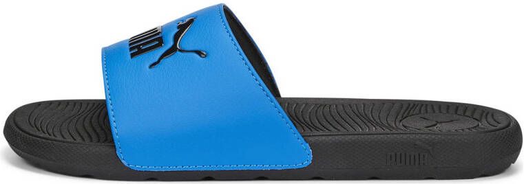 Puma Cool Cat 2.0 Junior badslippers kobaltblauw zwart