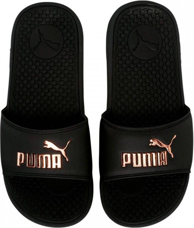 Betasten Verbeteren formaat Puma Cool Cat Wns badslippers zwart rosé goud - Schoenen.nl