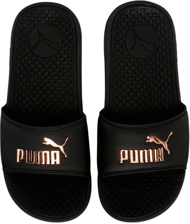 Puma Cool Cat Wns badslippers zwart rosé goud