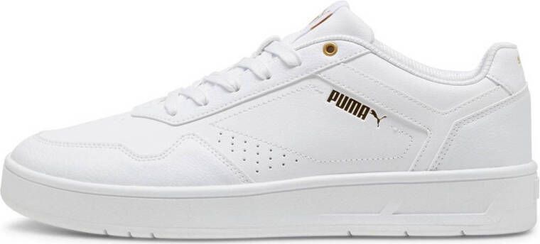 PUMA Court Classic Unisex Sneakers White- Gold