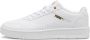 PUMA Court Classic Unisex Sneakers White- Gold - Thumbnail 1