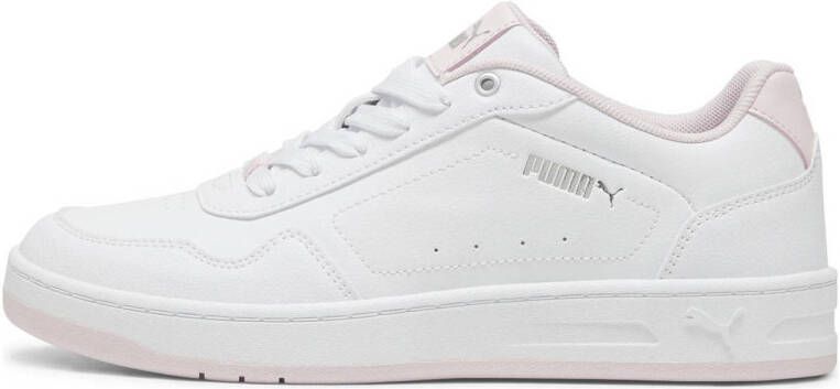 Puma Court Classy sneakers wit lichtroze