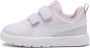 Puma Courtflex V3 V sneakers lila wit roze - Thumbnail 1