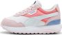 Puma Cruise Rider Peony sneakers roze koraalrood wit Meisjes Mesh Meerkleurig 28 - Thumbnail 1