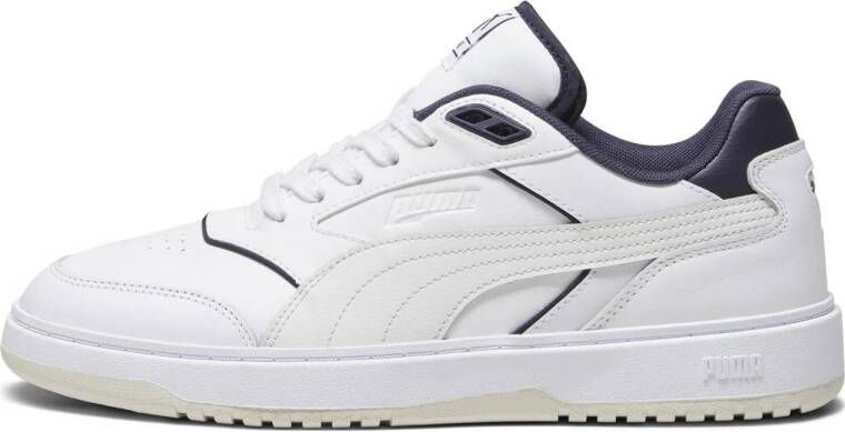 Puma Doublecourt sneakers wit donkerblauw