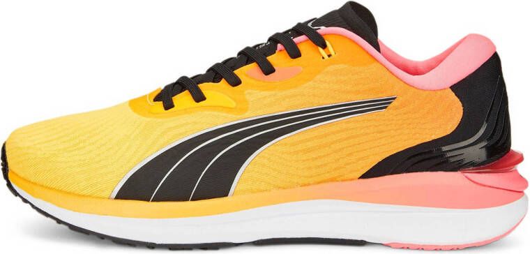 Puma Electrify Nitro 2 hardloopschoenen geel zwart