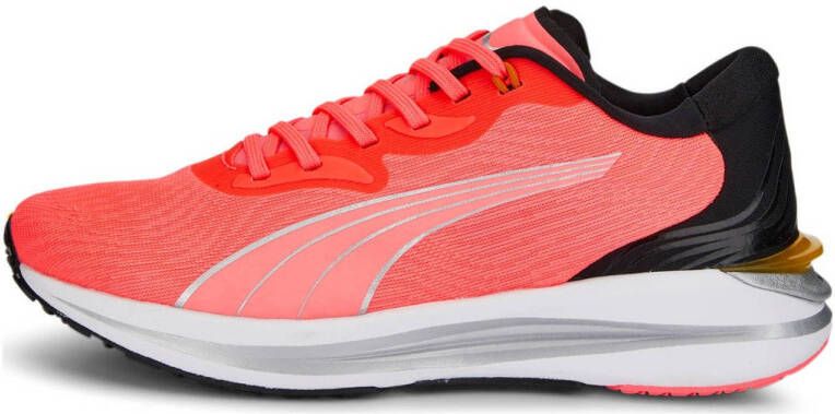 Puma Electrify NITRO 2 hardloopschoenen oranje zwart zilver