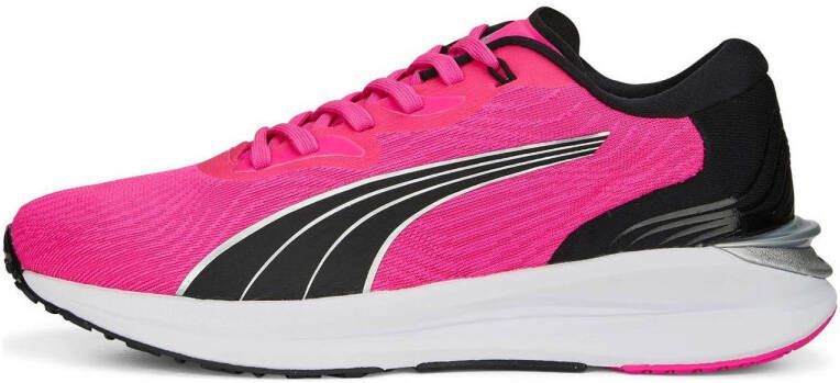 Puma electrify nitro 2 hardloopschoenen roze zwart dames