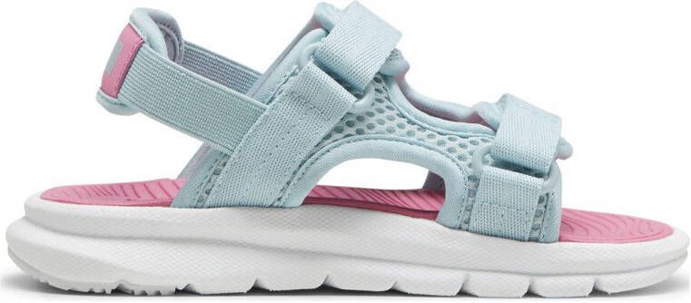 Puma Evolve sandalen turquoise roze