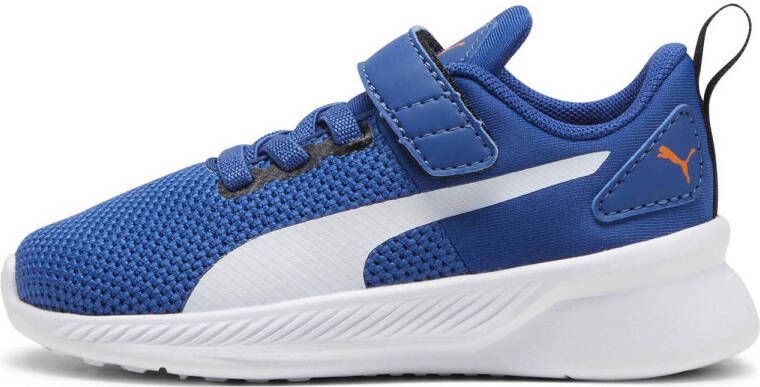 Puma Flyer Runner V Inf sneakers kobaltblauw wit zwart Jongens Mesh Meerkleurig 21