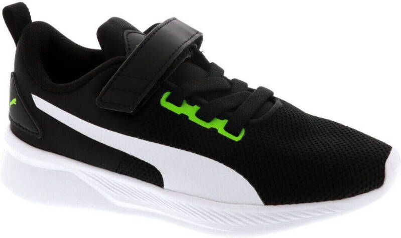 Puma Flyer Runner V PS sneakers zwart geel wit Mesh Meerkleurig 35