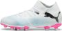 Puma Future 7 Match FG AG Junior voetbalschoenen wit zwart fuchsia Jongens Meisjes Imitatieleer 29 - Thumbnail 1