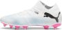 PUMA FUTURE 7 MATCH FG AG Heren Sportschoenen White- Black-Poison Pink - Thumbnail 1