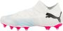 PUMA Future 7 Match Gras Kunstgras Voetbalschoenen (MG) Dames Wit Roze Zwart - Thumbnail 1