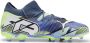 PUMA Future 7 Match Gras Kunstgras Voetbalschoenen (MG) Kids Grijs Paars Groen Wit - Thumbnail 1