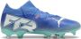 PUMA Future 7 Match Gras Kunstgras Voetbalschoenen (MG) Dames Blauw Turquoise Wit - Thumbnail 1