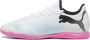 Puma Future 7 Play It Sr.voetbalschoenen wit zwart fuchsia - Thumbnail 1