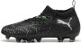 PUMA FUTURE 8 MATCH FG AG Jr Unisex Sportschoenen Black-Cool Light Gray-Fluo Green - Thumbnail 1
