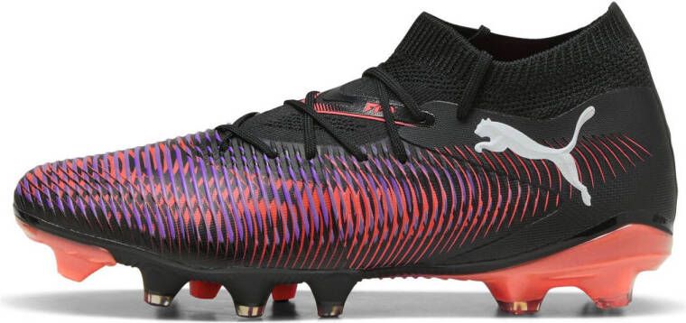 PUMA Future 8 Match Gras Kunstgras Voetbalschoenen (MG) Dames Zwart Paars Rood