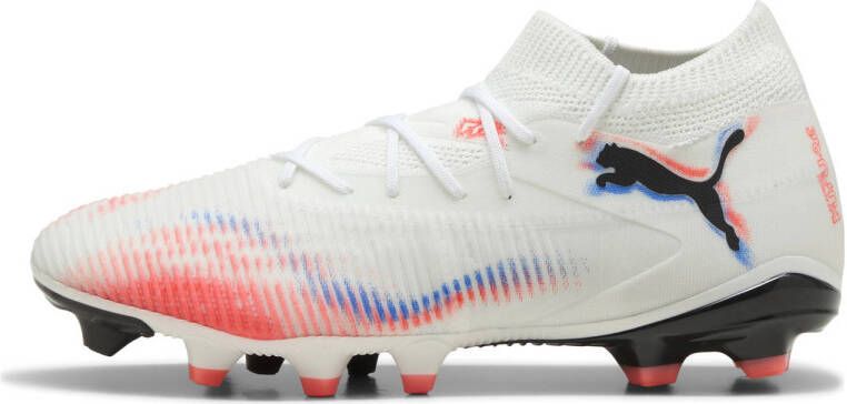 Puma Future 8 Match senior voetbalschoenen wit rood blauw