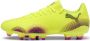Puma FUTURE 8 PLAY FG AG senior voetbalschoenen geel zwart oranje - Thumbnail 1