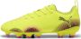 Puma FUTURE 8 PLAY FG AG voetbalschoenen geel zwart oranje - Thumbnail 1