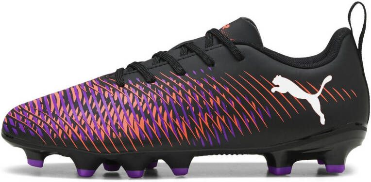 PUMA FUTURE 8 PLAY FG AG Jr Unisex Sportschoenen Black- White-Glowing Red