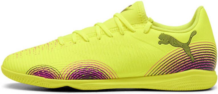 Puma Future 8 Play IT senior voetbalschoenen geel zwart oranje