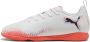 PUMA FUTURE 8 PLAY IT Jr Unisex Sportschoenen White- Black-Glowing Red - Thumbnail 1