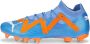 PUMA Future Match Gras Kunstgras Voetbalschoenen (MG) Blauw Oranje Wit - Thumbnail 1