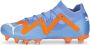 PUMA Future Match Gras Kunstgras Voetbalschoenen (MG) Dames Blauw Oranje Wit - Thumbnail 1