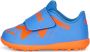 PUMA Future Play Turf Voetbalschoenen (TF) Baby Peuters Blauw Oranje Wit - Thumbnail 1