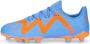 PUMA Future Play Gras Kunstgras Voetbalschoenen (MG) Kids Blauw Oranje Wit - Thumbnail 1