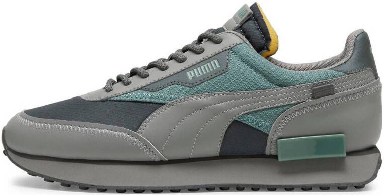 Puma Future Rider Concrete Jungle sneakers grijsgroen aqua