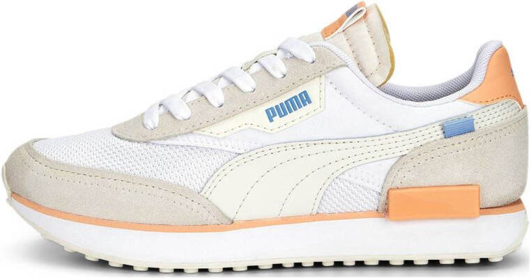 Puma Future Rider Soft sneakers wit beige oranje